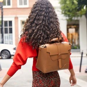 Senreve Mini Maestra Bag in Chestnut